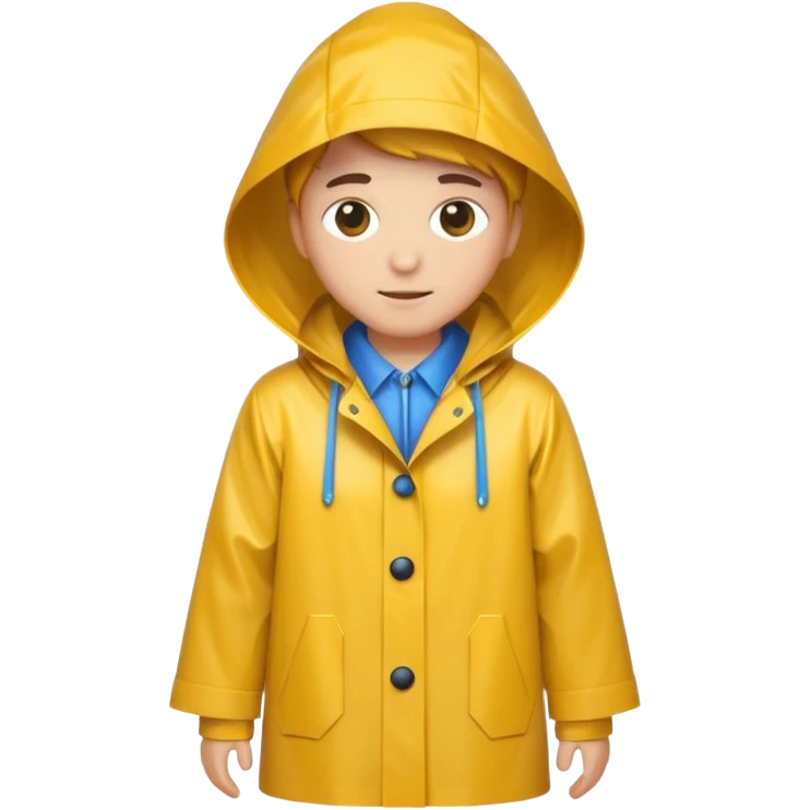 person wearing a raincoat emoji