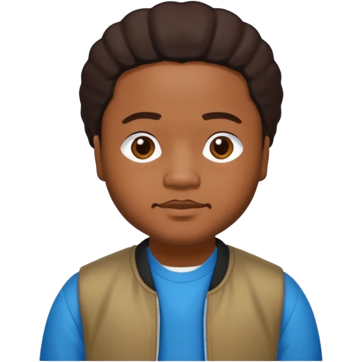 J-Boog of B2K with medium dark skin,dark brown hair emoji