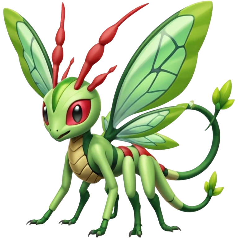 Meloetta-Beedrill-Flygon-Scyther-Celebi-fusion emoji
