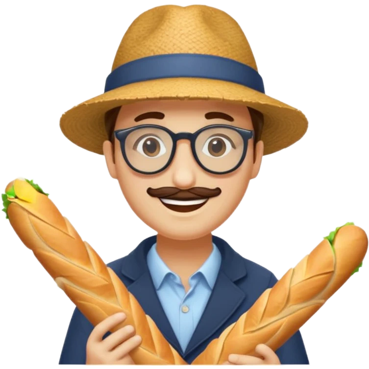 Un humain homme avec un chapeau  et des sunglasse et une baguette magique emoji
