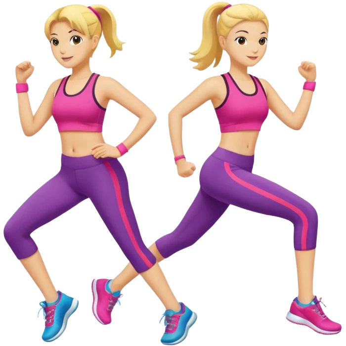 Step aerobics  emoji