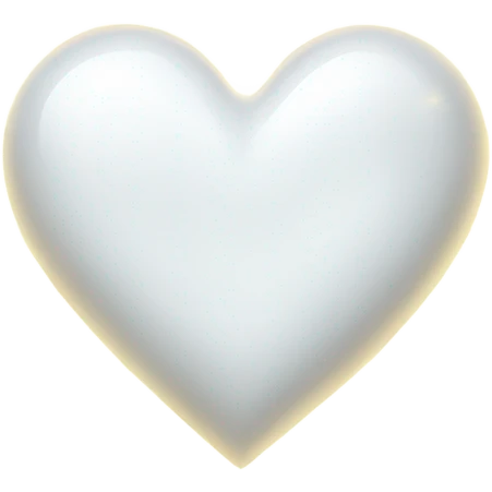 Sparkling white heart  emoji