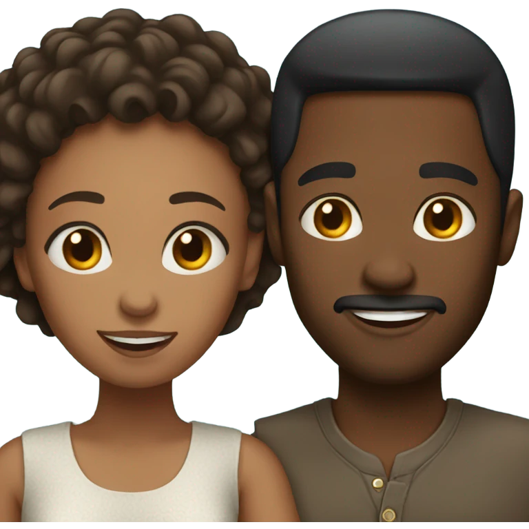 Black couple emoji