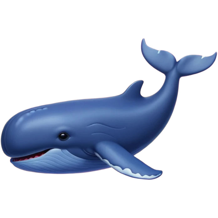 Sky Whale – Gigantic whale drifting among pastel sunset clouds. emoji