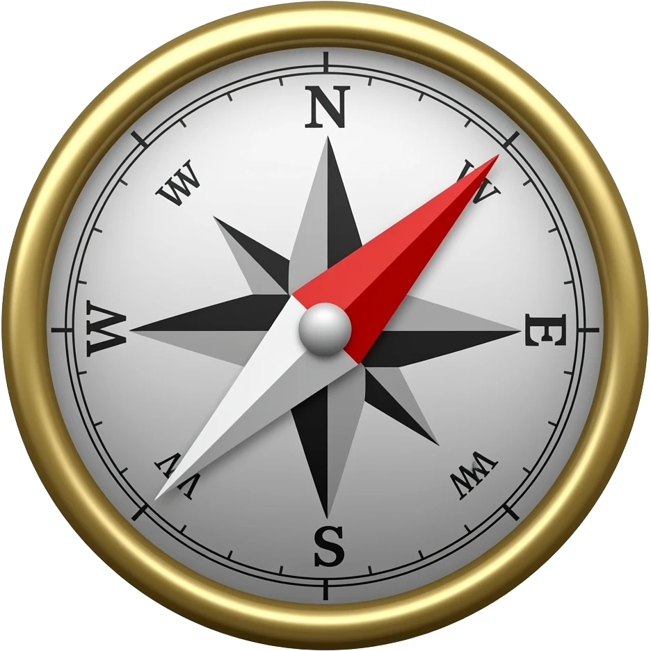 North direction emoji