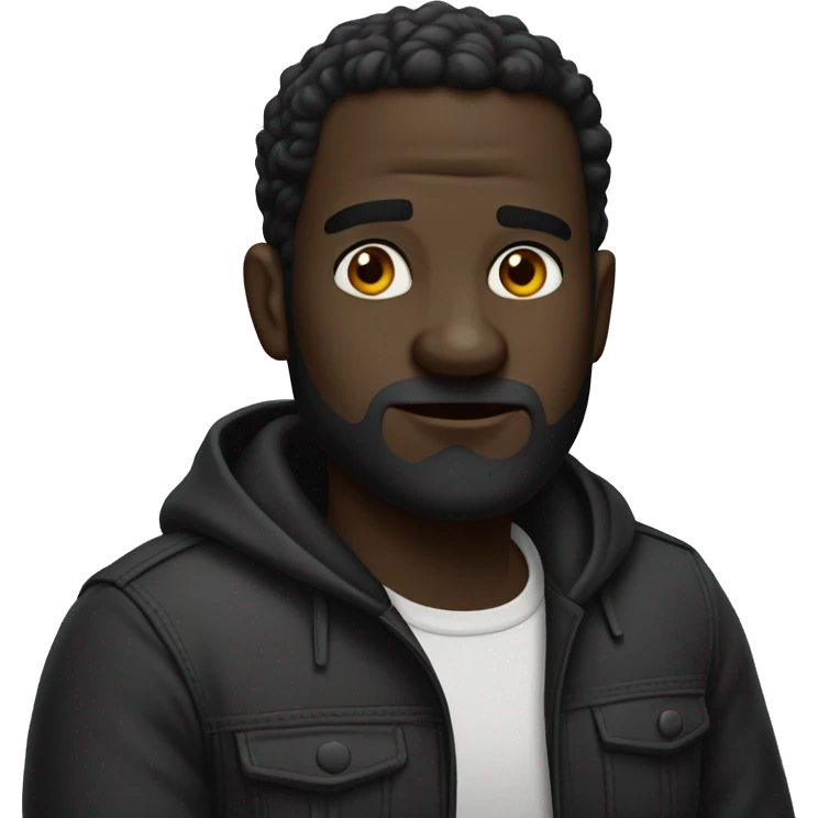 one big dark guy emoji