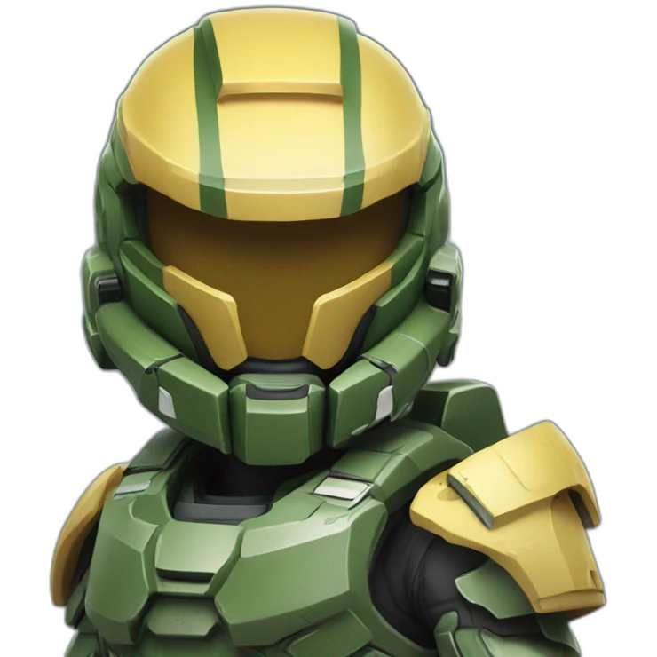 Halo Spartan cute emoji