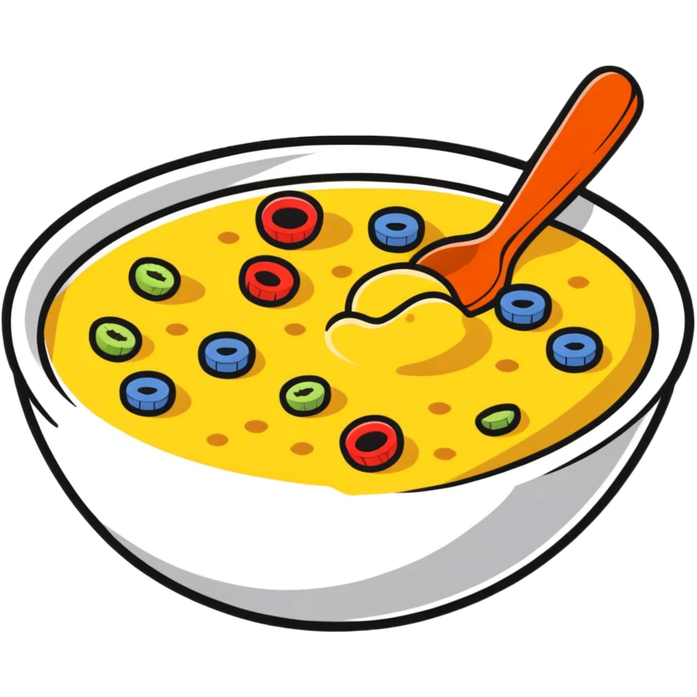breakfast cereal bowl emoji