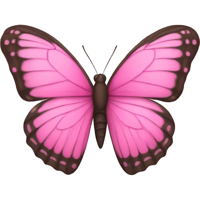 Butterfly pink emoji