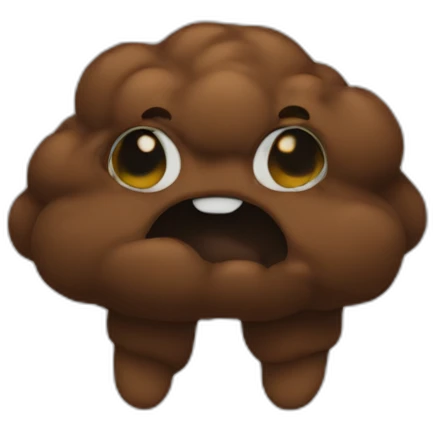Poo with feet emoji