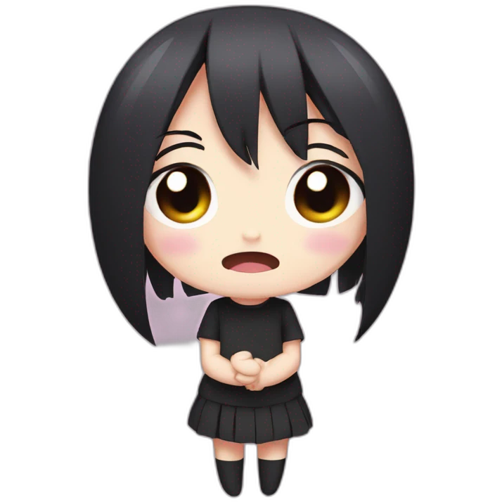 Kuromi crying  emoji