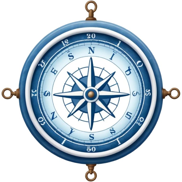 blue-white sea navigation chart. emoji