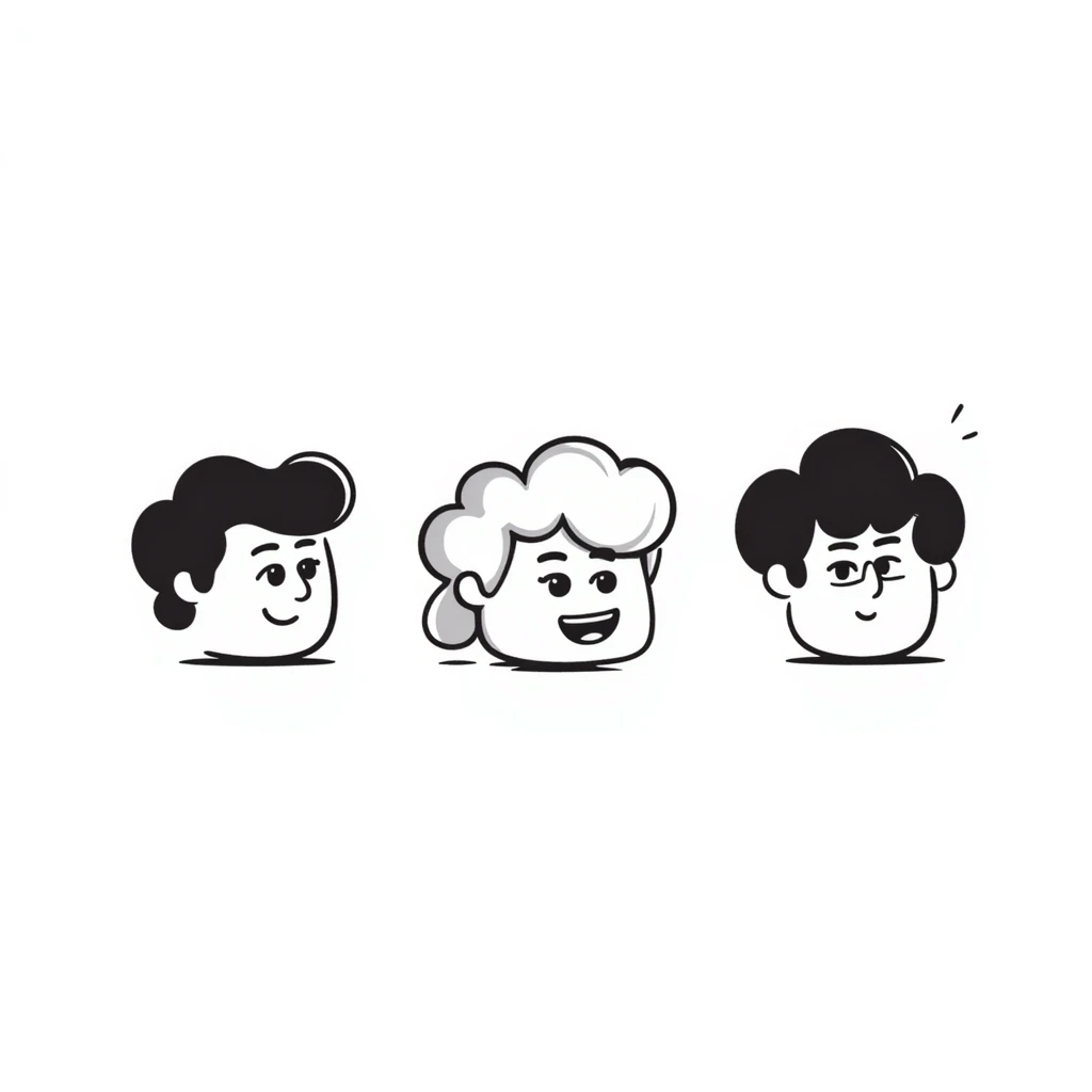 A collection of Lego-style bricks with different facial expressions emoji
