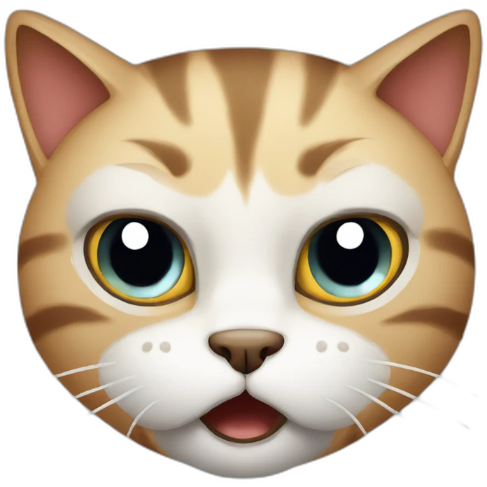 Angry cat emoji