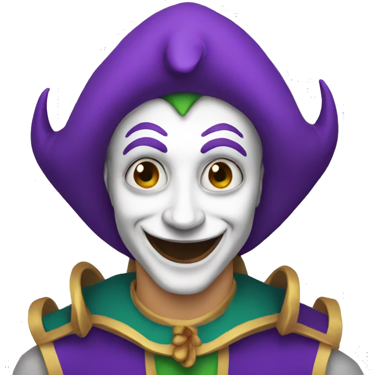 Wannabe jester emoji