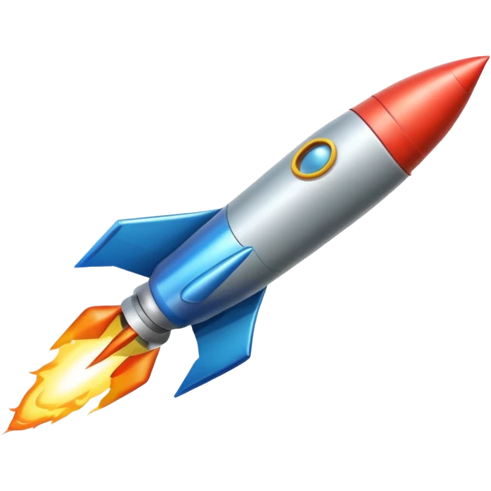 Missile rocket  emoji