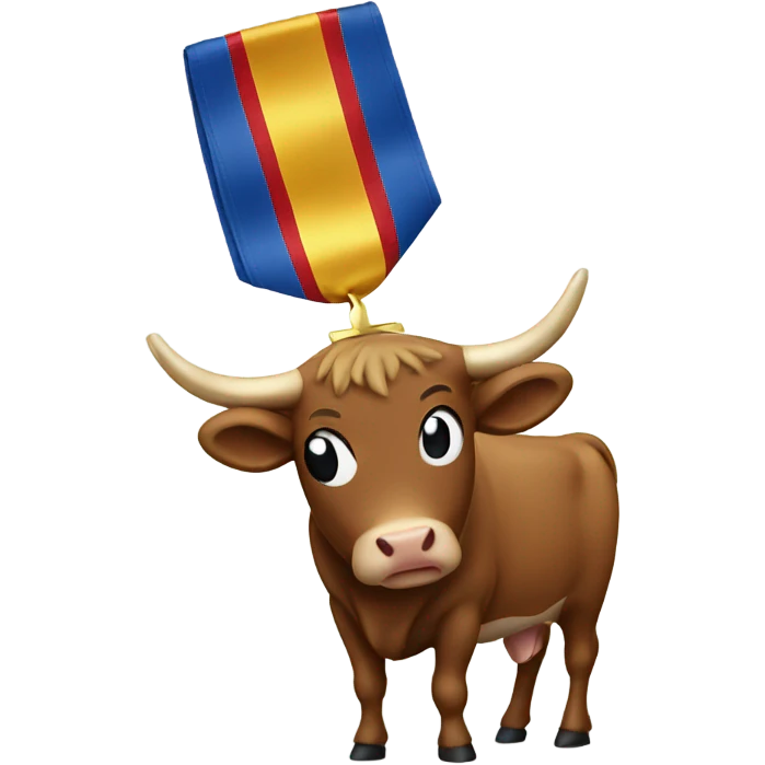 Beef with a gold medal emoji