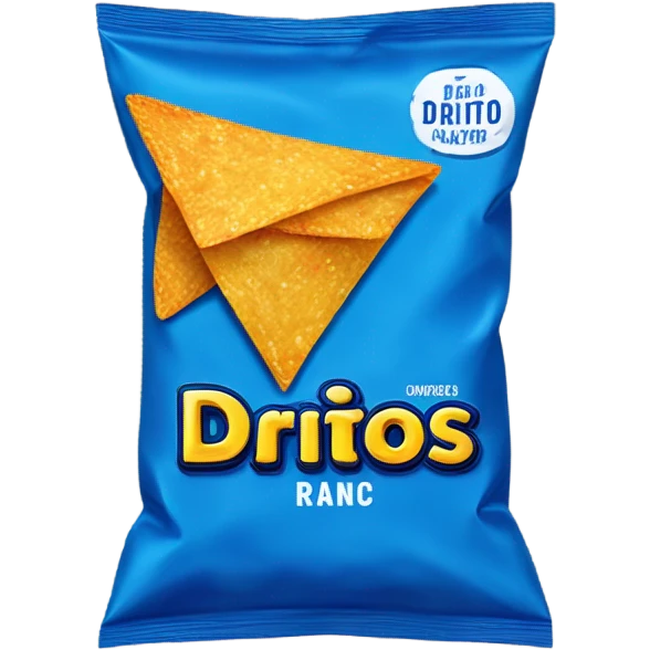 cool ranch blue bag doritos emoji