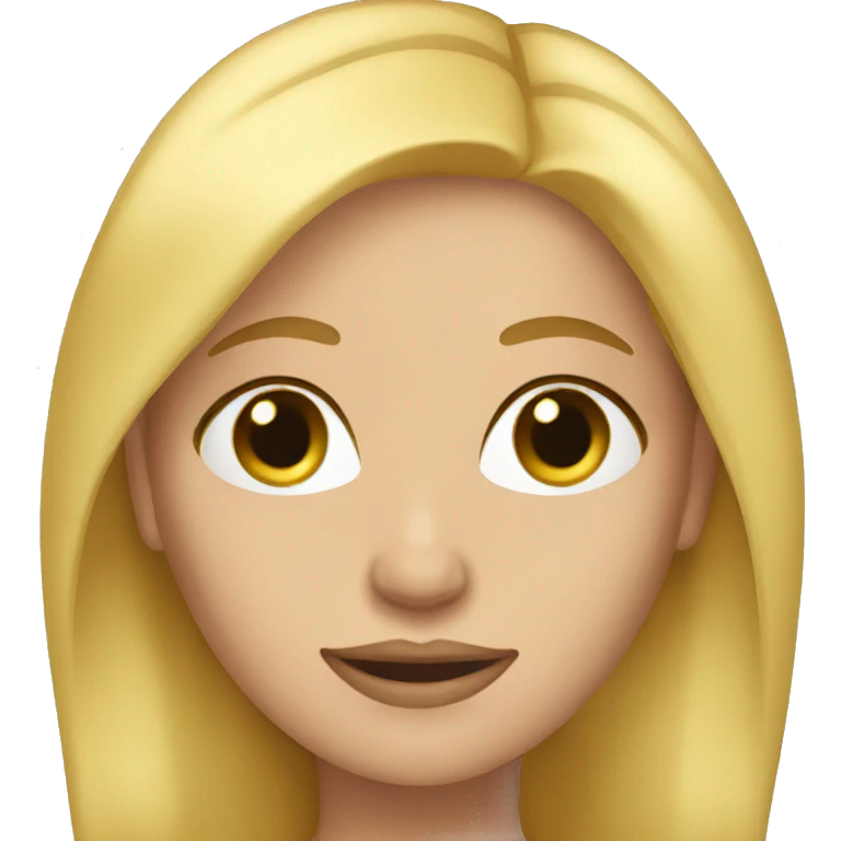 Blonde Hair Woman emoji