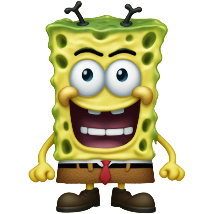 Freaky SpongeBob emoji
