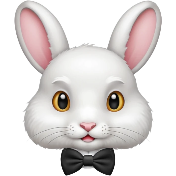 rabbit with bow tie emoji