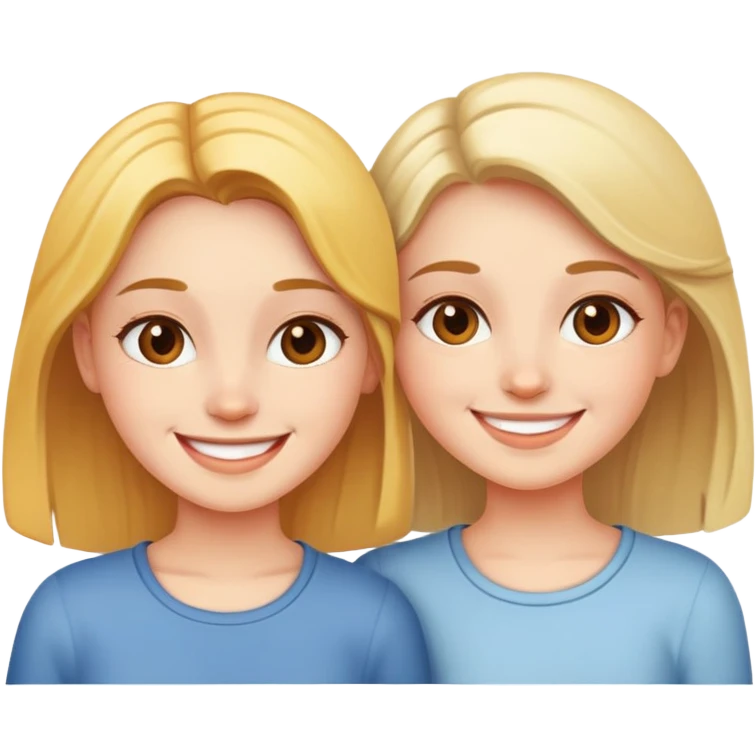 Two Girls love  emoji