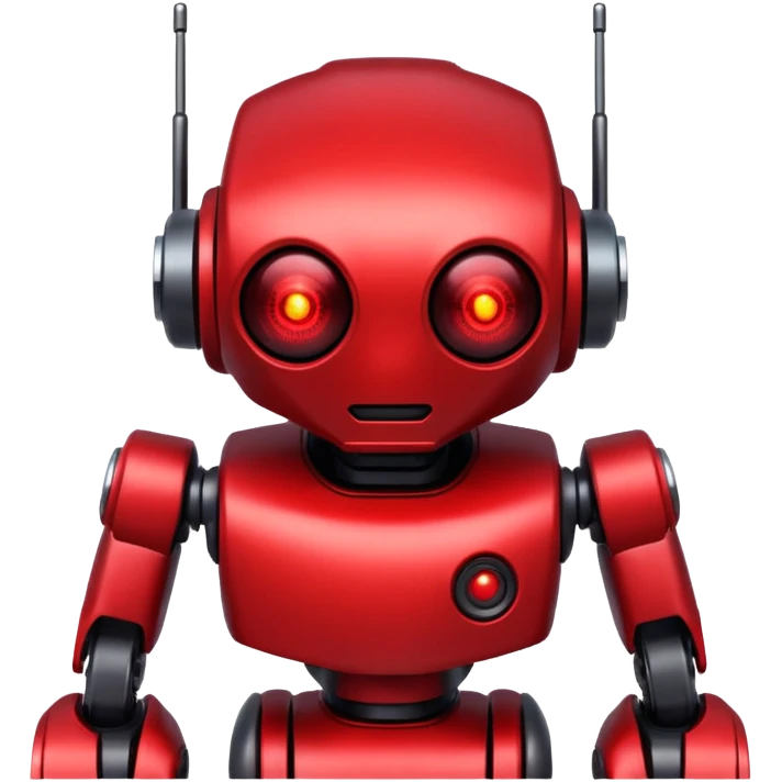RED Robot Cyberpunk emoji