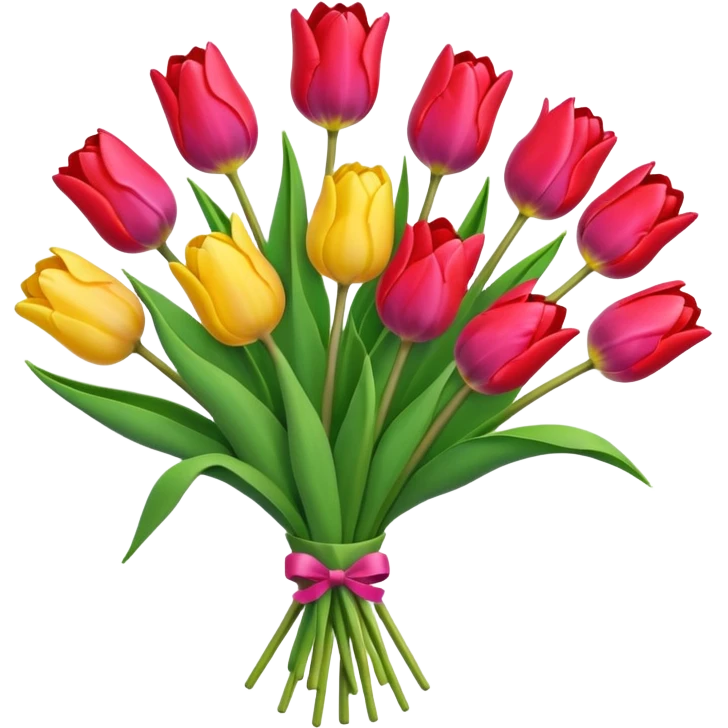 tulip bouquet  emoji