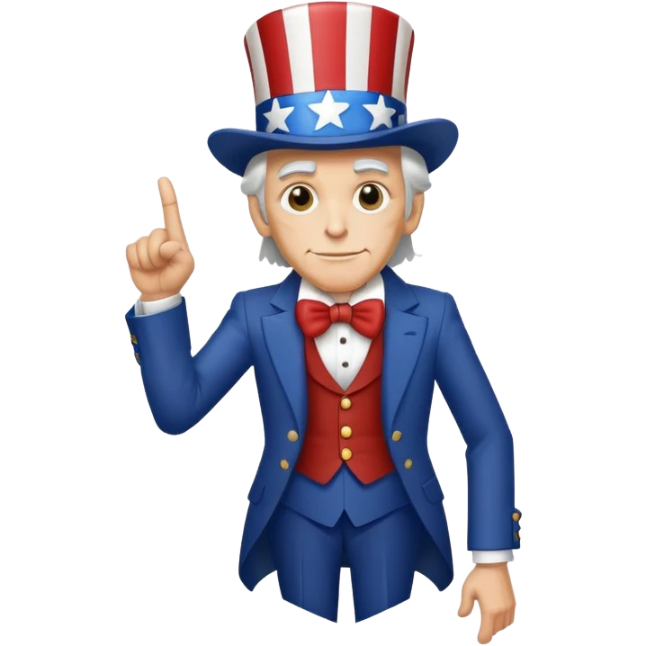 uncle sam pointing backward emoji