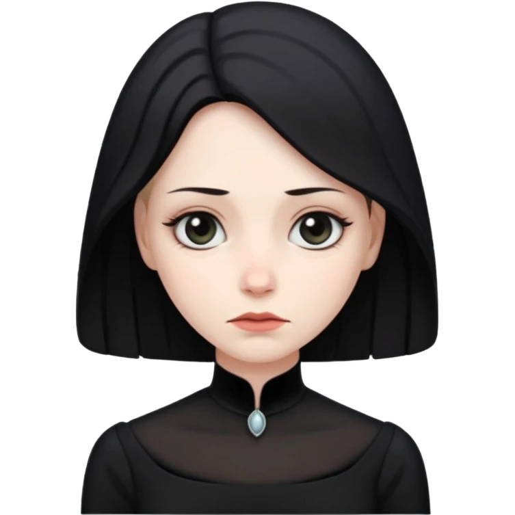 create a widow lady emoji