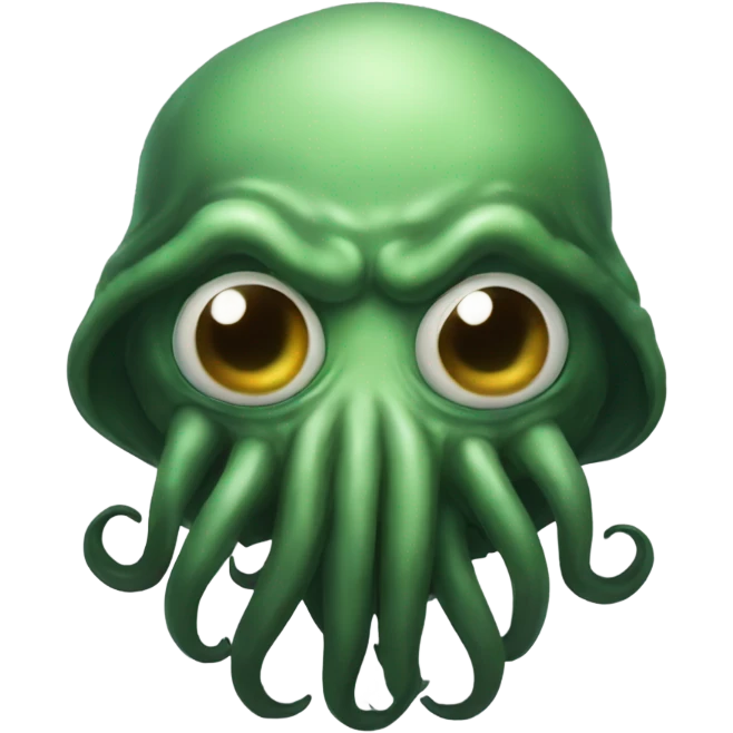 Cthulhu kissy face  emoji