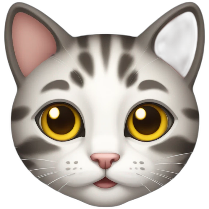 Cat with cute eyes emoji