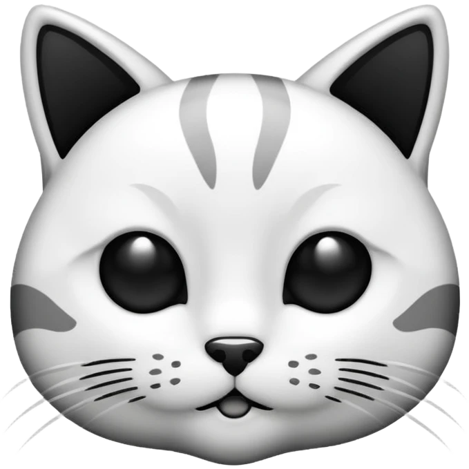 Purrfect Monochrome B&W emoji