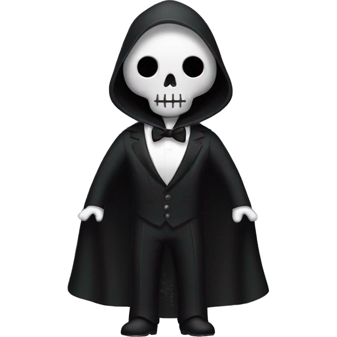 TUXEDO FANCY GRIM REAPER  emoji