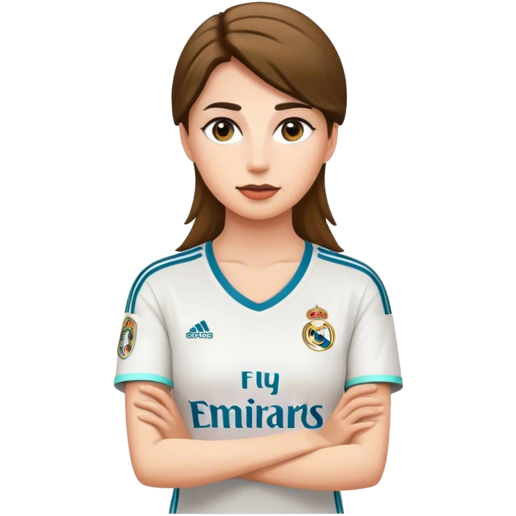 Real Madrid woman emoji