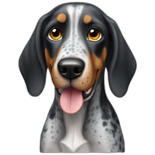 bluetick coonhound emoji
