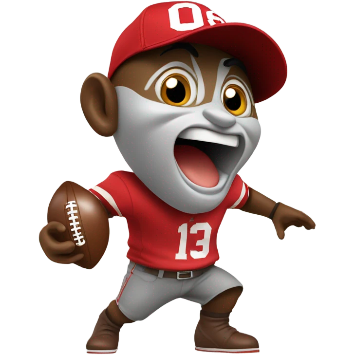 OSU Brutus dancing emoji