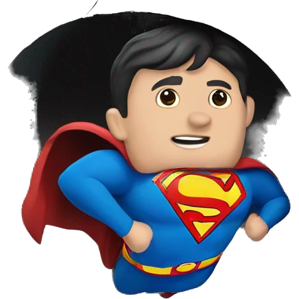 superman fell into the gutter emoji