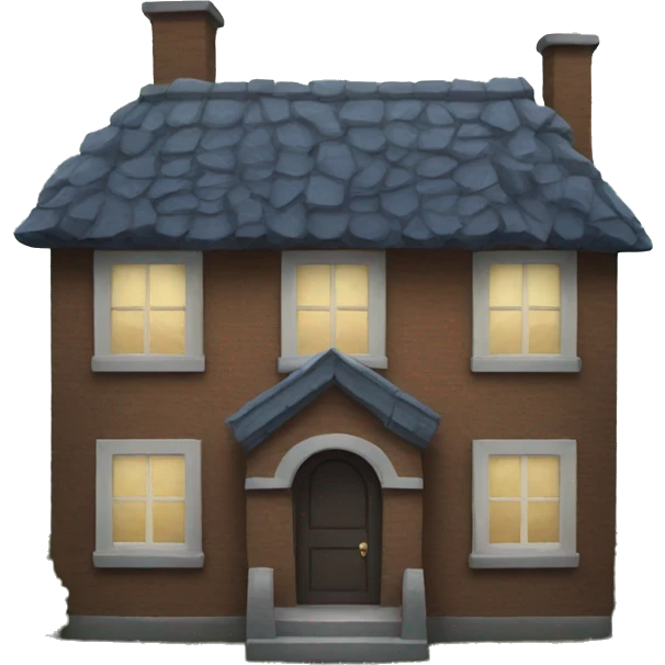 house thunder emoji