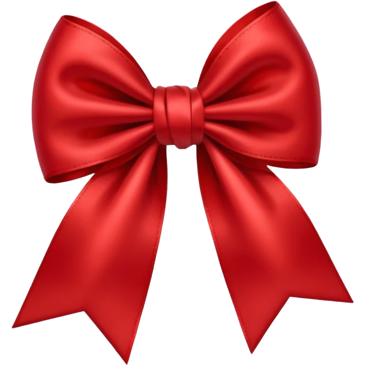 Sanguine red bow emoji