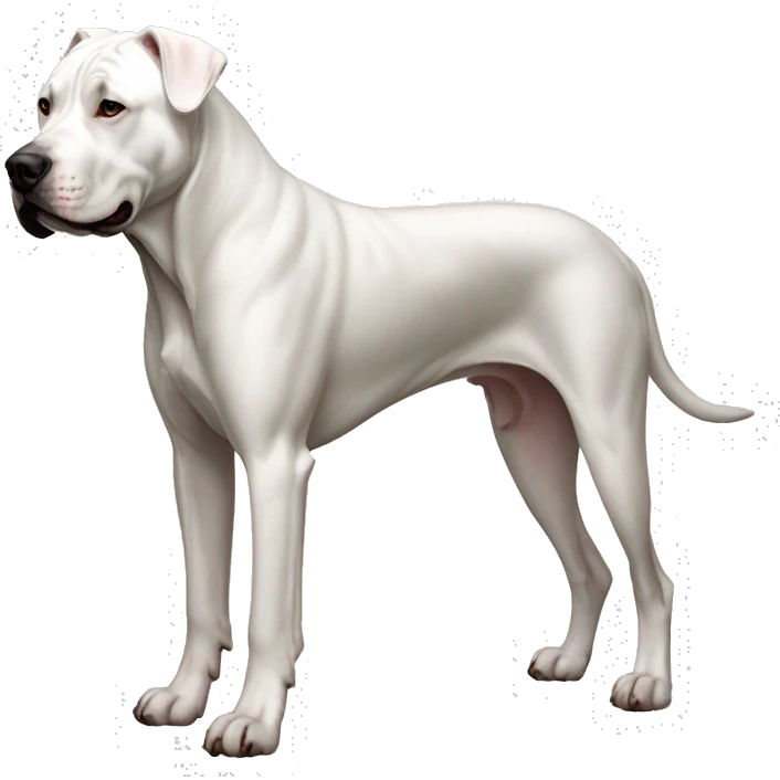 Dogo Argentino Dog Breed Full Body emoji