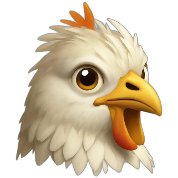 Gallina llorando emoji