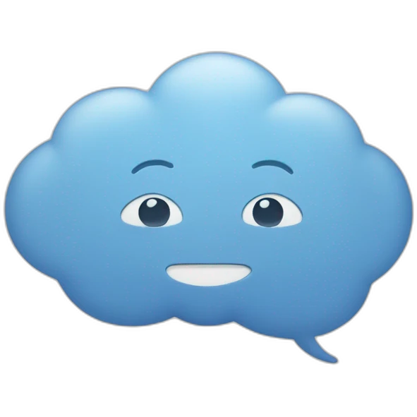 dialog cloud emoji