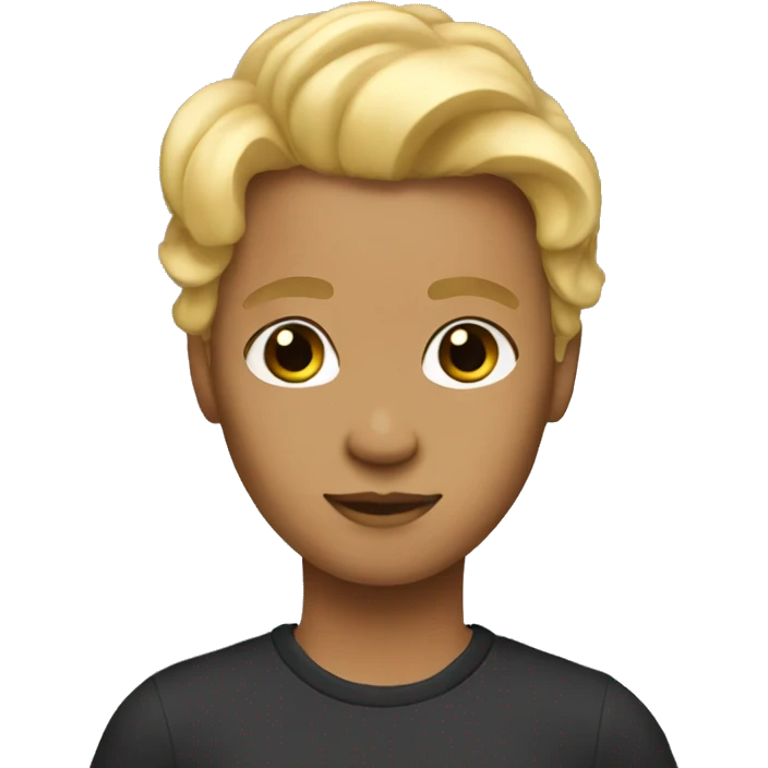 Pink blond vibe emoji