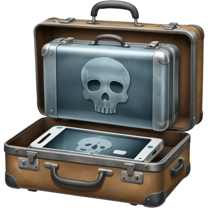 Suitcase Sca X ray emoji