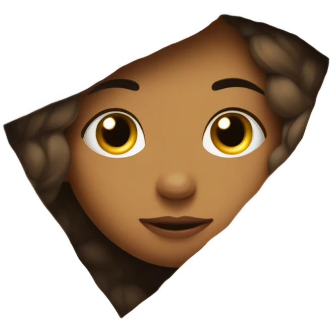 Girl under blanket emoji