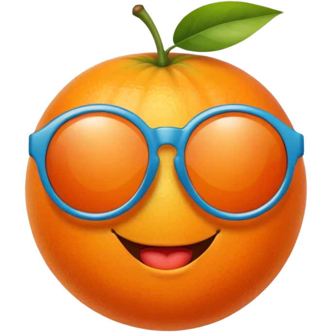 fruit with sunglasses emoji