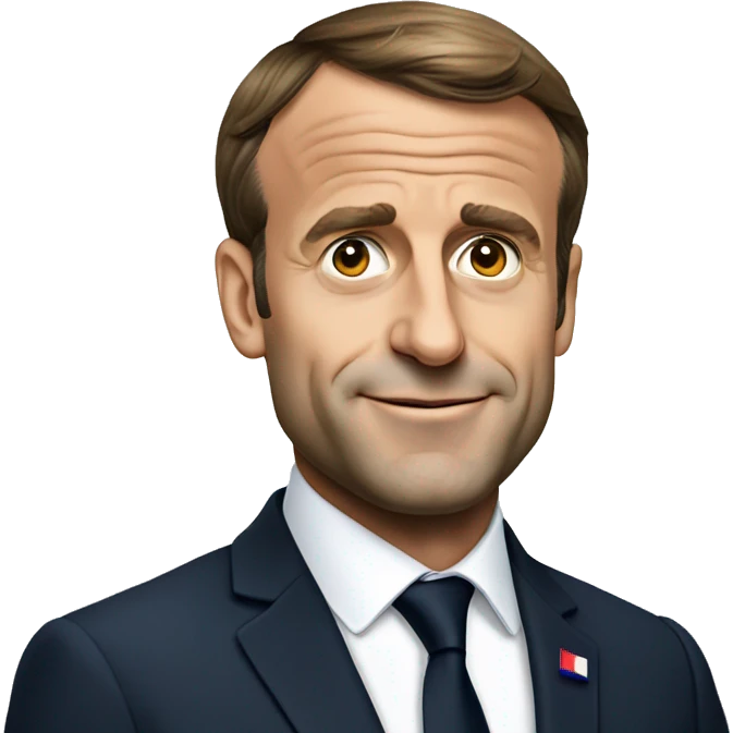 France president macron emoji