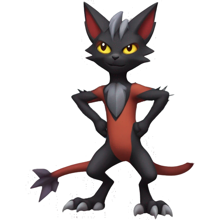 Edgy Noivern-Litten-Zorua full body emoji