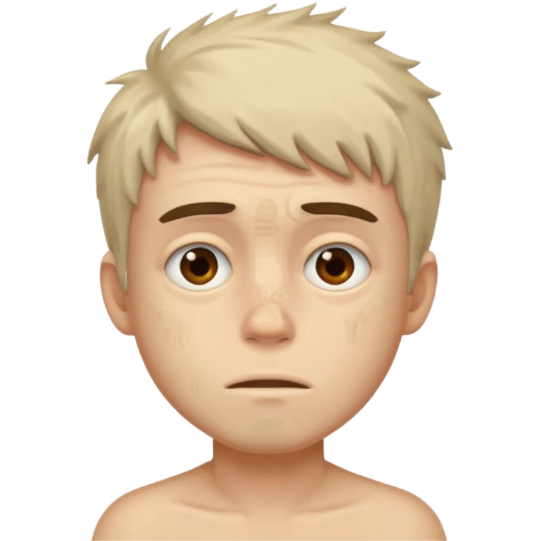 drug addicted boy tired rough scruffy emoji